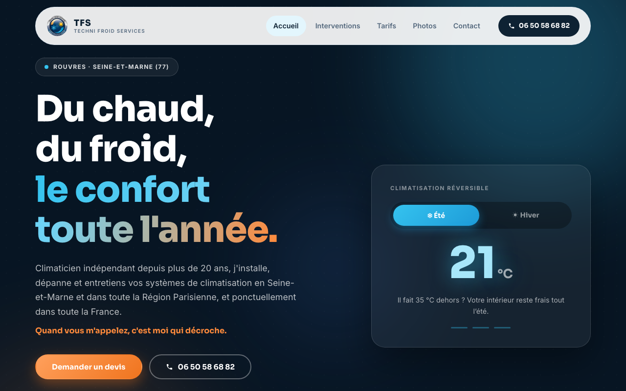 TFS Techni Froid Services, climatisation en Seine-et-Marne